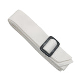 Maxbell Women Woolen Overcoat Waist Belt Wide Waist Belt for Commuting Travel White