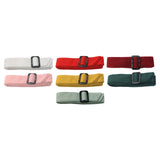 Maxbell Women Woolen Overcoat Waist Belt Wide Waist Belt for Commuting Travel White