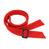 Maxbell Women Woolen Overcoat Waist Belt Wide Waist Belt for Commuting Travel Red