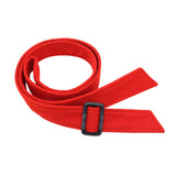 Maxbell Women Woolen Overcoat Waist Belt Wide Waist Belt for Commuting Travel Red