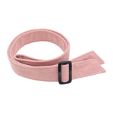 Maxbell Women Woolen Overcoat Waist Belt Wide Waist Belt for Commuting Travel Pink