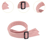 Maxbell Women Woolen Overcoat Waist Belt Wide Waist Belt for Commuting Travel Pink