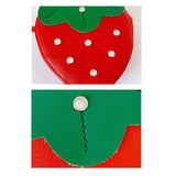 Maxbell Girls Strawberry Purse Stylish Mini Crossbody Bag for Kids Teen Girls Travel Red