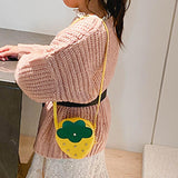 Maxbell Girls Strawberry Purse Stylish Mini Crossbody Bag for Kids Teen Girls Travel Yellow