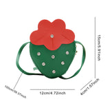 Maxbell Girls Strawberry Purse Stylish Mini Crossbody Bag for Kids Teen Girls Travel Green