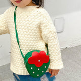 Maxbell Girls Strawberry Purse Stylish Mini Crossbody Bag for Kids Teen Girls Travel Green
