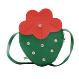 Maxbell Girls Strawberry Purse Stylish Mini Crossbody Bag for Kids Teen Girls Travel Green