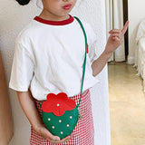 Maxbell Girls Strawberry Purse Stylish Mini Crossbody Bag for Kids Teen Girls Travel Green