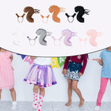 Maxbell Squirrel Ears and Tail Set Cosplay Hair Hoop for Performance Party Role Play Brown