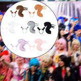 Maxbell Squirrel Ears and Tail Set Cosplay Hair Hoop for Performance Party Role Play Brown