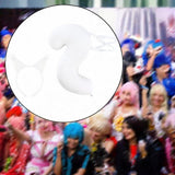 Maxbell Squirrel Ears and Tail Set Cosplay Hair Hoop for Performance Party Role Play White