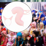 Maxbell Squirrel Ears and Tail Set Cosplay Hair Hoop for Performance Party Role Play Pink