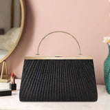 Maxbell Evening Clutch Handbag Elegant Evening Bag for Dinner Holidays Birthday Gift Black