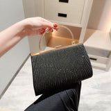 Maxbell Evening Clutch Handbag Elegant Evening Bag for Dinner Holidays Birthday Gift Black