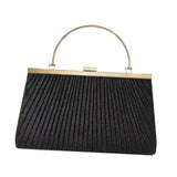 Maxbell Evening Clutch Handbag Elegant Evening Bag for Dinner Holidays Birthday Gift Black