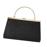 Maxbell Evening Clutch Handbag Elegant Evening Bag for Dinner Holidays Birthday Gift Black