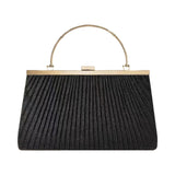 Maxbell Evening Clutch Handbag Elegant Evening Bag for Dinner Holidays Birthday Gift Black