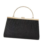 Maxbell Evening Clutch Handbag Elegant Evening Bag for Dinner Holidays Birthday Gift Black