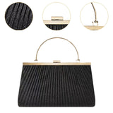 Maxbell Evening Clutch Handbag Elegant Evening Bag for Dinner Holidays Birthday Gift Black