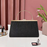 Maxbell Evening Clutch Handbag Elegant Evening Bag for Dinner Holidays Birthday Gift Black