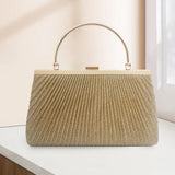 Maxbell Evening Clutch Handbag Elegant Evening Bag for Dinner Holidays Birthday Gift Gold