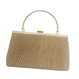 Maxbell Evening Clutch Handbag Elegant Evening Bag for Dinner Holidays Birthday Gift Gold