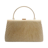 Maxbell Evening Clutch Handbag Elegant Evening Bag for Dinner Holidays Birthday Gift Gold