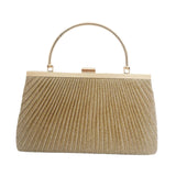 Maxbell Evening Clutch Handbag Elegant Evening Bag for Dinner Holidays Birthday Gift Gold