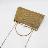 Maxbell Evening Clutch Handbag Elegant Evening Bag for Dinner Holidays Birthday Gift Gold