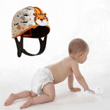 Maxbell Baby Helmet Hat Anti Fall Thickened for Boys Girls Soft for Crawling Walking Tiger