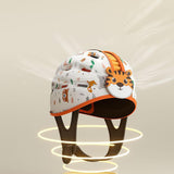 Maxbell Baby Helmet Hat Anti Fall Thickened for Boys Girls Soft for Crawling Walking Tiger