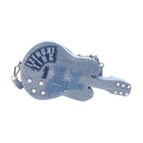 Maxbell Shoulder Bag for Women Guitar Shape Crossbody Bag for Vacation Street Travel