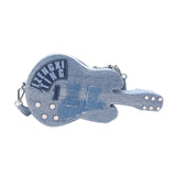 Maxbell Shoulder Bag for Women Guitar Shape Crossbody Bag for Vacation Street Travel