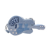 Maxbell Shoulder Bag for Women Guitar Shape Crossbody Bag for Vacation Street Travel