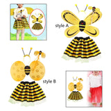 Maxbell Bumble Bee Costume for Women Cute Cosplay Set for Masquerade Easter Carnival Style C