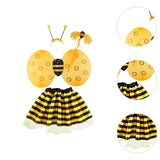Maxbell Bumble Bee Costume for Women Cute Cosplay Set for Masquerade Easter Carnival Style D
