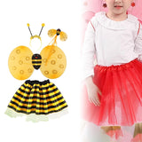 Maxbell Bumble Bee Costume for Women Cute Cosplay Set for Masquerade Easter Carnival Style D