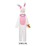 Maxbell Kids Bunny Costume Cute Lightweight Outfit for Festival Birthday Photo Props S