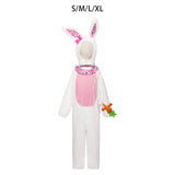 Maxbell Kids Bunny Costume Cute Lightweight Outfit for Festival Birthday Photo Props S