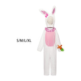 Maxbell Kids Bunny Costume Cute Lightweight Outfit for Festival Birthday Photo Props S