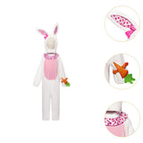 Maxbell Kids Bunny Costume Cute Lightweight Outfit for Festival Birthday Photo Props S
