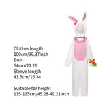 Maxbell Kids Bunny Costume Cute Lightweight Outfit for Festival Birthday Photo Props M