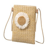 Maxbell Women Shoulder Bag Female Novelty Flower Phone Bag for Spring Birthday Party