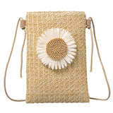 Maxbell Women Shoulder Bag Female Novelty Flower Phone Bag for Spring Birthday Party