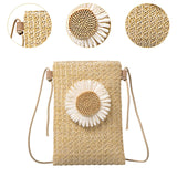 Maxbell Women Shoulder Bag Female Novelty Flower Phone Bag for Spring Birthday Party