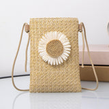 Maxbell Women Shoulder Bag Female Novelty Flower Phone Bag for Spring Birthday Party