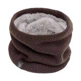 Maxbell Winter Neck Warmer Gaiter Windproof Scarf for Cycling Cold Weather Men Women Brown