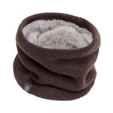 Maxbell Winter Neck Warmer Gaiter Windproof Scarf for Cycling Cold Weather Men Women Brown