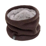 Maxbell Winter Neck Warmer Gaiter Windproof Scarf for Cycling Cold Weather Men Women Brown