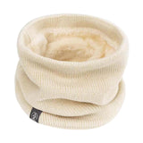 Maxbell Winter Neck Warmer Gaiter Windproof Scarf for Cycling Cold Weather Men Women Beige